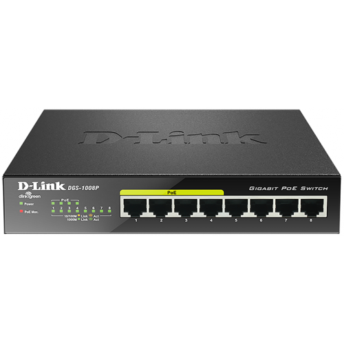 Network Dlink DGS-1008P/E Network Dlink DGS-1008P/E