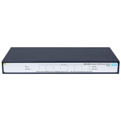 Switch HPE OfficeConnect 1420 8G PoE+ 64W (JH330A)