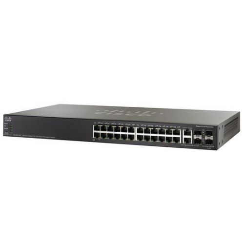 Cisco SG500-28P 28-port Gigabit POE Stackable Managed Switch (SG500-28P-K9-G5) Cisco SG500-28P 28-port Gigabit POE Stackable Managed Switch (SG500-28P-K9-G5)