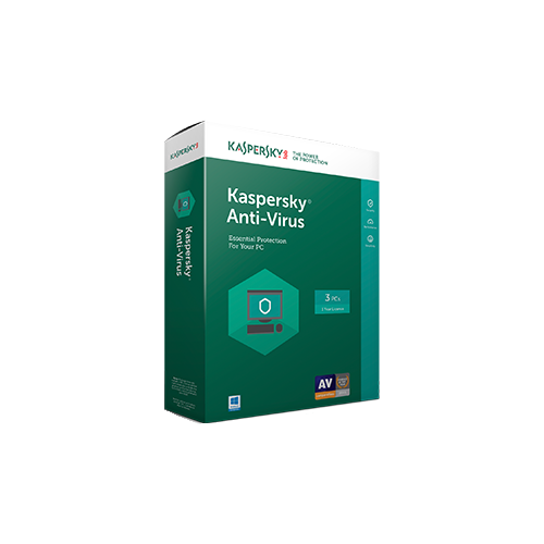 Kaspersky Anti-Virus 2017 (3 PCs) (KAV03BSV17FS)