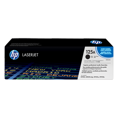 HP Color LaserJet CP1215/1515 Black Crtg (CB540A)