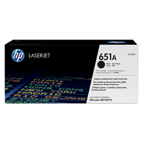 HP LaserJet 700 Color MFP 775 Black Crtg (CE340A)