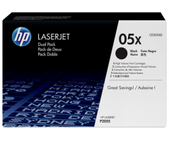HP LaserJet P2055 Black Crtg Dual Pack (CE505XD)