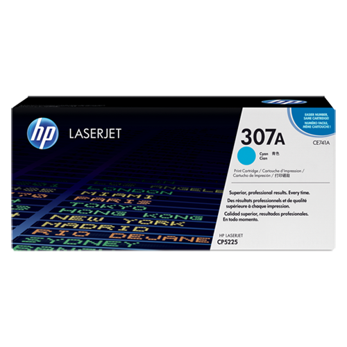HP Color LaserJet CP5225 Cyan Crtg (CE741A)