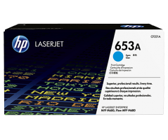 HP 653A Cyan LaserJet Toner Cartridge (CF321A)