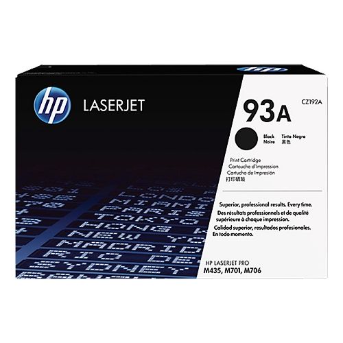 HP 93A Black LaserJet Toner Cartridge (CZ192A)