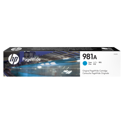 HP 981A Cyan Original PageWide Cartridge (J3M68A)