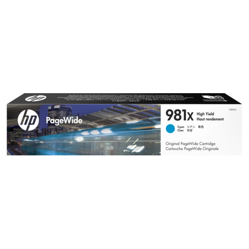 HP 981X Cyan Original PageWide Crtg (L0R09A)