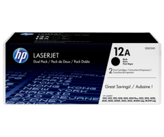 HP LaserJet 1000/3000 Crtg Dual Pack  (Q2612AD)