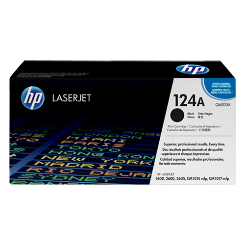HP LaserJet 2600/2605/1600 Black Crtg (Q6000A)