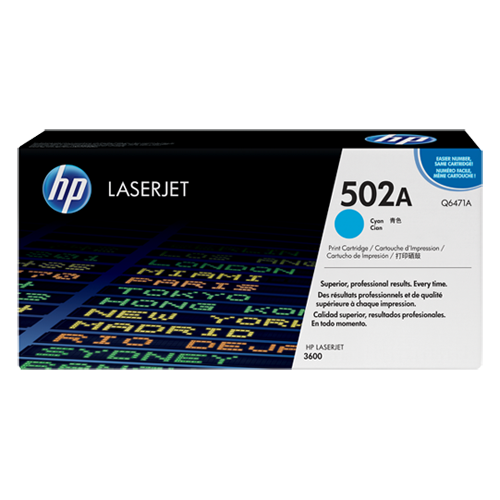 HP Color LaserJet 3600 Cyan Cartridge (Q6471A)