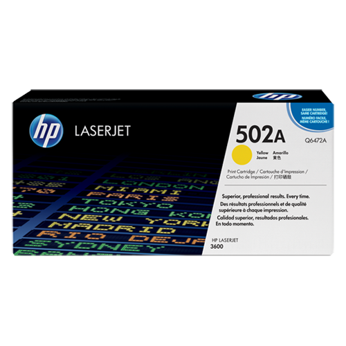 HP Color LaserJet 3600 Yellow Cartridge (Q6472A)