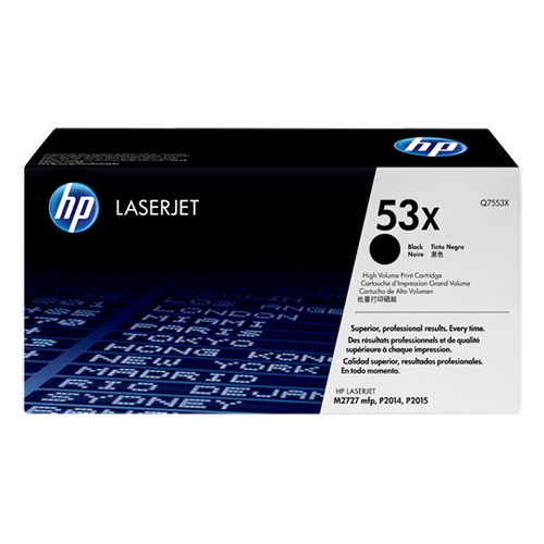 HP LaserJet Q7553X Black Print Cartridge (Q7553X)
