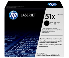 HP LaserJet P3005/M3027/M3035 Black Crtg (Q7551X)