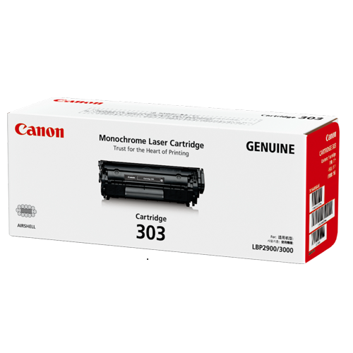 Canon Toner  Black Cartridge (Cartridge-303)