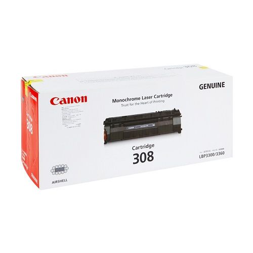 Canon Toner Cartridge Black  (CARTRIDGE308)