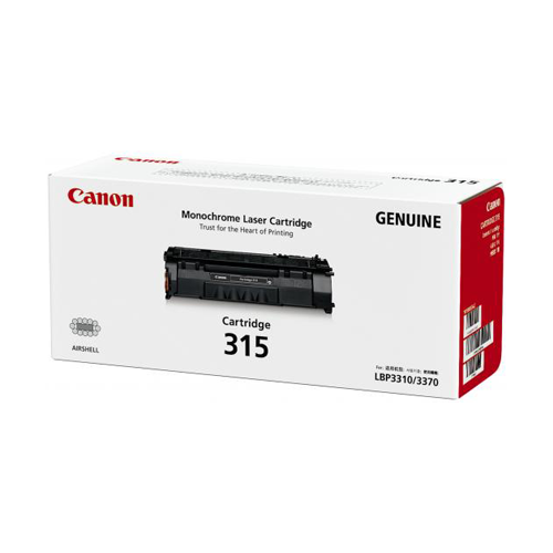 Canon Toner Black Cartridge (CARTRIDGE315) 