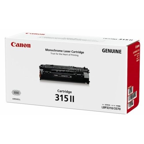 Canon Toner Black Cartridge (CARTRIDGE315II)