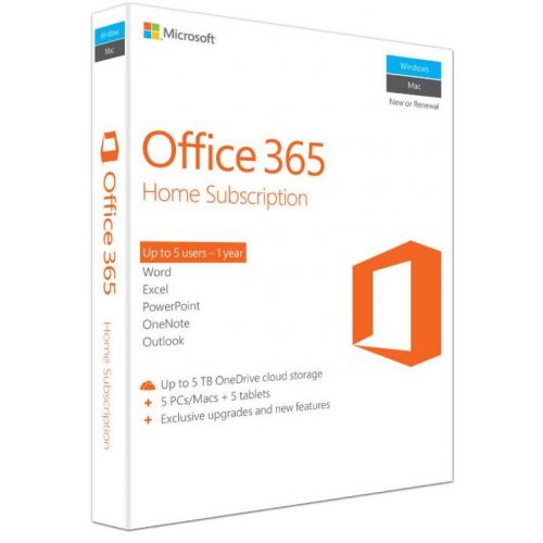 MS FPP Office 365 Home English APAC EM Subscr 1YR Medialess P4