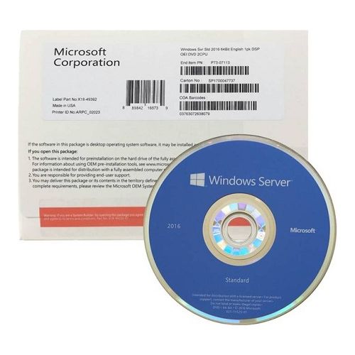 Software Microsoft Windows Server Standard 2016 64Bit English OEM