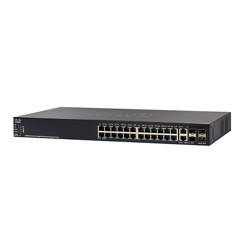 Switch Cisco Managed L2/3 (SG550X-24-K9-EU)