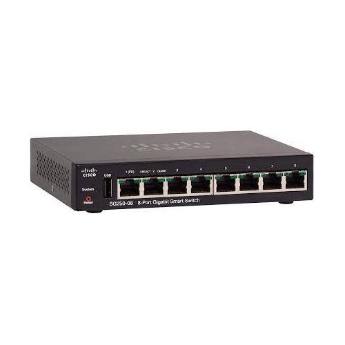 Switch Cisco SG250-08HP-K9-EU