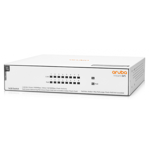 Switch Aruba Instant On 1430 8G PoE 64W (R8R46A)