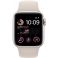 Apple Watch SE GPS + Cellular 44mm Starlight Aluminium Case with Starlight Sport Band (MRGX3SA/A)