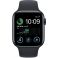 Apple Watch SE GPS 44mm Midnight Aluminium Case with Midnight Sport Band (MRE93SA/A)