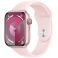 Apple Watch Series 9 GPS + Cellular 41mm Pink Aluminium Case with Light Pink Sport Band (MRHY3SA/A)