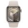 Apple Watch Series 9 GPS 41mm Starlight Aluminium Case with Starlight Sport Band (MR8U3SA/A)