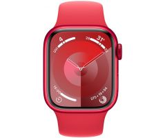 Apple Watch Series 9 GPS + Cellular 41mm RED Aluminium Case with RED Sport Band (MRY63SA/A)