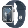 Apple Watch Series 9 GPS + Cellular 41mm Silver Aluminium Case with Storm Blue (MRHW3SA/A)