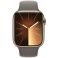 Apple Watch Series 9 GPS + Cellular 41mm Gold Stainless Steel Case with Clay Sport Band (MRJ63SA/A)