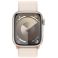 Apple Watch Series 9 GPS 41mm Starlight Aluminium Case with Starlight Sport Loop (MR8V3SA/A)