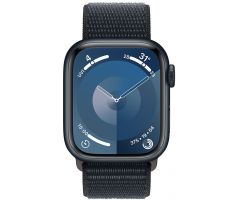 Apple Watch Series 9 GPS 41mm Midnight Aluminium Case with Midnight Sport Loop (MR8Y3SA/A)