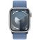 Apple Watch Series 9 GPS 41mm Silver Aluminium Case with Winter Blue Sport Loop (MR923SA/A)