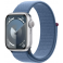 Apple Watch Series 9 GPS + Cellular 41mm Silver Aluminium Case with Winter Blue (MRHX3SA/A)