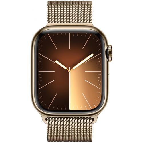 Apple Watch Series 9 GPS + Cellular 41mm Gold Stainless Steel Case with Gold (MRJ73SA/A)