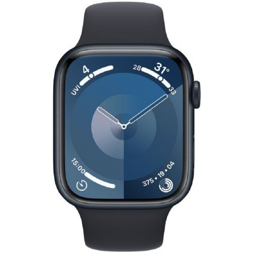 Apple Watch Series 9 GPS + Cellular 45mm Midnight Aluminium Case with Midnight (MRMC3SA/A)