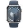 Apple Watch Series 9 GPS + Cellular 45mm Silver Aluminium Case with Storm Blue (MRMG3SA/A)