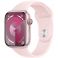 Apple Watch Series 9 GPS + Cellular 45mm Pink Aluminium Case with Light Pink Sport Band (MRMK3SA/A)