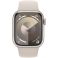 Apple Watch Series 9 GPS 45mm Starlight Aluminium Case with Starlight Sport Band (MR973SA/A)