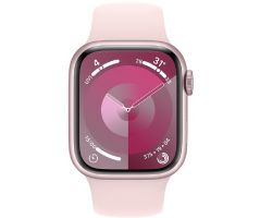 Apple Watch Series 9 GPS 45mm Pink Aluminium Case with Light Pink Sport Band (MR9H3SA/A)