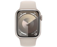 Apple Watch Series 9 GPS Cellular 45mm Starlight Aluminium Case with Starlight Sport Band(MRM93SA/A)