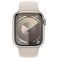 Apple Watch Series 9 GPS Cellular 45mm Starlight Aluminium Case with Starlight Sport Band(MRM93SA/A)