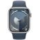 Apple Watch Series 9 GPS + Cellular 45mm Silver Aluminium Case with Storm Blue (MRMH3SA/A)