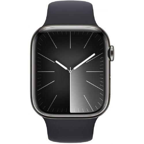 Apple Watch Series 9 GPS + Cellular 45mm Graphite Stainless Steel Case with Midnight (MRMW3SA/A)