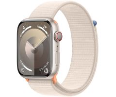 Apple Watch Series 9 GPS + Cellular 45mm Starlight Aluminium Case with Starlight (MRMA3SA/A)