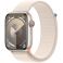 Apple Watch Series 9 GPS + Cellular 45mm Starlight Aluminium Case with Starlight (MRMA3SA/A)